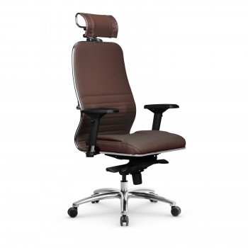 Кресло Samurai KL-3.04 MPES кожа, светло-коричневый - оптово-розничная продажа в Москве