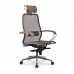 Кресло Samurai S-2.041 MPES сетка/кожа, светло-коричневый - оптово-розничная продажа в Москве