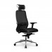 Кресло Samurai SL-3.041 MPES сетка/кожа, черный плюс - оптово-розничная продажа в Москве