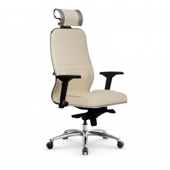 Кресло Samurai KL-3.04 MPES кожа, молочный - оптово-розничная продажа в Москве