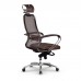 Кресло Samurai SL-2.04 MPES сетка/кожа, светло-коричневый - оптово-розничная продажа в Москве