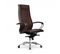 Кресло Samurai Lux-2 MPES кожа, темно-коричневый 