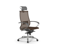 Кресло Samurai L2-5K - TS /Kc00/Nc00/K2cL/H2cL-3D(M06.B31.G04.W03) (Св.коричневый-Серый)