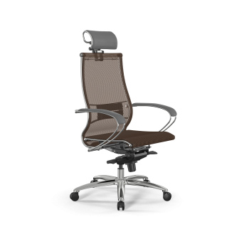 Кресло Samurai L2-5K - TS /Kc00/Nc00/K2cL/H2cL-3D(M06.B31.G04.W03) (Св.коричневый-Серый) - оптово-розничная продажа в Москве