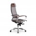 Кресло Samurai S-1.04 MPES сетка/кожа, темно-коричневый - оптово-розничная продажа в Москве