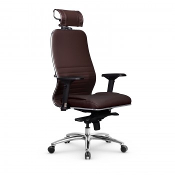 Кресло Samurai KL-3.04 MPES кожа, темно-коричневый - оптово-розничная продажа в Москве
