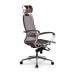 Кресло Samurai S-2.041 MPES сетка/кожа, темно-коричневый - оптово-розничная продажа в Москве