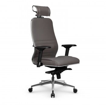 Кресло Samurai KL-3.041 MPES кожа, серый - оптово-розничная продажа в Москве