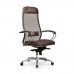 Кресло Samurai SL-1.04 MPES сетка/кожа, светло-коричневый - оптово-розничная продажа в Москве
