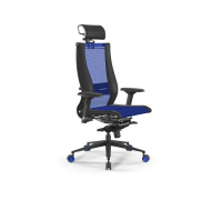 Кресло Samurai L2-16D - TS+Infinity /Kb09/Nb09/D04P/H2cL-3D(M06.B11.G22.W27) (Синий-Черный)